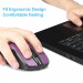 TeckNet BM307 Bluetooth Mouse - ергономична безжична мишка с блутут (за PC) (лилав) 6
