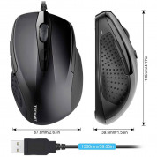 TeckNet UM013-v2 Pro High Performance Wired USB Mouse - жична мишка (за Mac и PC) 1