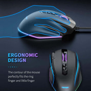 TeckNet EGM01794BA01 Wired Gaming Mouse - геймърска мишка (за Mac и PC) (черен) 4