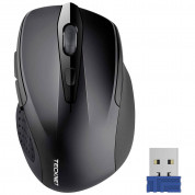 TeckNet M003-v3 Pro 2.4G Wireless Mouse - ергономична безжична мишка (за Mac и PC) (черен)