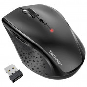 TeckNet EWM010022BA05 (M002) 2.4G Wireless Mouse - ергономична безжична мишка (за Mac и PC) (черен)