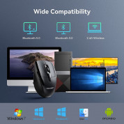 TeckNet EWM01181BA01 2.4G Wireless and Bluetooth Mouse - безжична блутут мишка за PC и Mac (черен) 4