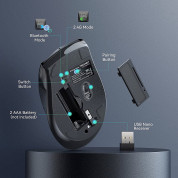 TeckNet EWM01181BA01 2.4G Wireless and Bluetooth Mouse - безжична блутут мишка за PC и Mac (черен) 6