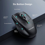 TeckNet EWM01181BA01 2.4G Wireless and Bluetooth Mouse - безжична блутут мишка за PC и Mac (черен) 5