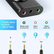 TechRise EAA05311BA01 USB Stereo Audio Adapter - аудио адаптер за компютри (черен) 5