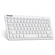 TeckNet Mini Keyboard X315 2.4G - безжична клавиатура за компютри и таблети (бял)