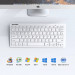 TeckNet Mini Keyboard X315 2.4G - безжична клавиатура за компютри и таблети (бял) 5