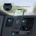 TeckNet ECC01005BA01 Wireless Car Charger 10W & Air Vent Holder - поставка за радиатора на кола с безжично зареждане за Qi съвместими смартфони (черен) 3