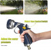 Voxon Garden Hose Pressure Spray Gun - качествен пистолет за пръскане под налягане за градински маркуч (черен) 5