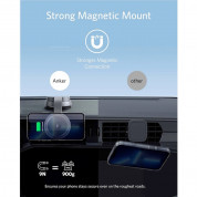 Anker 613 MagGo MagSafe Magnetic Wireless Charger - поставка за таблото на кола с безжично зареждане за iPhone с Magsafe (черен) 2