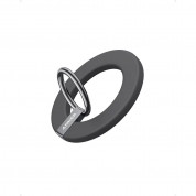 Anker 610 Magnetic Phone Grip (MagGo) - магнитен пръстен с поставка за прикрепяне към iPhone с MagSafe (черен)