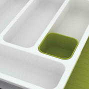 Joseph-Joseph DrawerStore Cutlery Tray (White/Green) 3