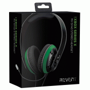 Revent Xbox RV-XB02 Series X Stereo Headset - гейминг слушалки за Xbox Series X конзоли и устройства с 3.5mm жак (черен) 3