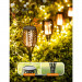 Taotronics Outdoor Garden Solar LED Lamp Set 2200 mAh - комплект външна соларна LED лампа с презареждаема батерия (черен) (2 броя) 7