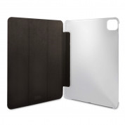 Karl Lagerfeld Saffiano Head Folio Case  - дизайнерски кожен кейс с поставка за iPad Pro 12.9 M1 (2021) (сребрист) 3