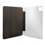 Karl Lagerfeld Saffiano Metal Logo Folio Case - дизайнерски кожен кейс с поставка за iPad Pro 12.9 M1 (2021) (черен) 3
