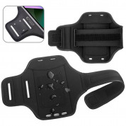Tech-Protect M2 Universal Sports Armband - универсален неопренов спортен калъф за ръка за iPhone, Samsung, Huawei и други (черен) 1
