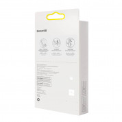 Baseus Foldable Magnetic MagSafe Bracket Stand - кожена поставка за прикрепяне към iPhone с MagSafe (бял) 19