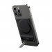 Baseus Foldable Magnetic MagSafe Bracket Stand - кожена поставка за прикрепяне към iPhone с MagSafe (черен) 3