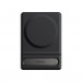 Baseus Foldable Magnetic MagSafe Bracket Stand - кожена поставка за прикрепяне към iPhone с MagSafe (черен) 7