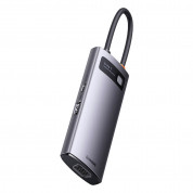 Baseus USB-C Metal Gleam Series 6-in-1 Hub (WKWG030013) (space gray) 1