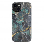 Mageasy Marble Emerald Case for iPhone 14 (emerald)