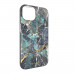 Mageasy Marble Emerald Case - дизайнерски хибриден удароустойчив кейс за iPhone 14 (смарагд)  4