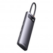 Baseus USB-C Metal Gleam Starjoy Series 8-in-1 Hub (WKWG050113) (space gray)