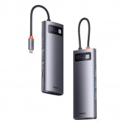 Baseus USB-C Metal Gleam Starjoy Series 8-in-1 Hub (WKWG050113) (space gray) 16