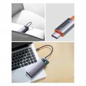 Baseus USB-C Metal Gleam Starjoy Series 8-in-1 Hub (WKWG050113) (space gray) 14