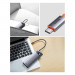 Baseus USB-C Metal Gleam Starjoy Series 8-in-1 Hub (WKWG050113) - мултифункционален хъб за свързване на допълнителна периферия за устройства с USB-C (тъмносив) 15
