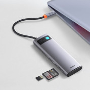 Baseus USB-C Metal Gleam Starjoy Series 8-in-1 Hub (WKWG050113) (space gray) 17