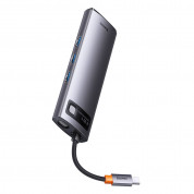Baseus USB-C Metal Gleam Starjoy Series 8-in-1 Hub (WKWG050113) (space gray) 2