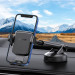 Ugreen Gravity Car Dashboard Mount LP200 - поставка за таблото или стъклото на кола за смартфони с дисплей от 4.7 до 7 инча (черен) 2