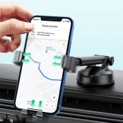 Ugreen Gravity Car Dashboard Mount LP200 - поставка за таблото или стъклото на кола за смартфони с дисплей от 4.7 до 7 инча (черен) 7