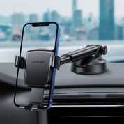 Ugreen Gravity Car Dashboard Mount LP200 - поставка за таблото или стъклото на кола за смартфони с дисплей от 4.7 до 7 инча (черен) 10