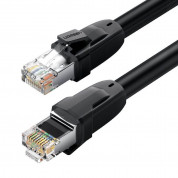 Ugreen Ethernet Patchcord Cable RJ45 Cat 8 T568B 2000 Mbps кабел (150 см) (черен)