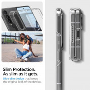 Spigen AirSkin Case - качествен поликарбонатов кейс за Samsung Galaxy Z Fold 4 (прозрачен) 8