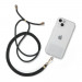 Tech-Protect Universal Chain Necklace Phone Strap - универсална връзка за носене през врата за смартфони (черен) 1