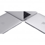 Tech-Protect SmartShell Clear Case - предпазен кейс за MacBook Air 13 M2 (2022) (прозрачен) 3