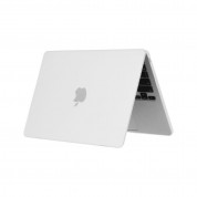 Tech-Protect SmartShell Matte Clear Case - предпазен кейс за MacBook Air 13 M2 (2022) (прозрачен-мат) 2