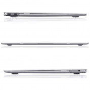 Tech-Protect SmartShell Matte Clear Case - предпазен кейс за MacBook Air 13 M2 (2022) (прозрачен-мат) 4