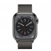 Apple Watch Series 8 Cellular, 41mm Graphite Stainless Steel Case with Graphite Milanese Loop - умен часовник от Apple 2