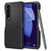 Spigen Thin Fit P Case - качествен тънък матиран кейс за Samsung Galaxy Z Fold4 (черен) 1