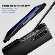 Spigen Thin Fit P Case - качествен тънък матиран кейс за Samsung Galaxy Z Fold 4 (черен) 15