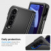 Spigen Thin Fit P Case - качествен тънък матиран кейс за Samsung Galaxy Z Fold4 (черен) 19