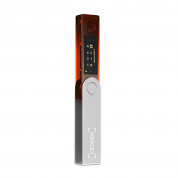 Ledger Nano X - хардуерен портфейл за криптовалути (оранжев-прозрачен) 2