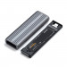 Satechi USB-C External M.2 NVMe SATA SSD Enclosure - алуминиева външна кутия с USB-C за M.2 NVMe SATA SSD дискове (тъмносив) 4