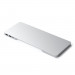 Satechi Aluminium USB-C Slim Dock with SSD Enclosure for iMac 24 - алуминиева поставка с място за SDD и допълнителен USB-C хъб за iMac 24 (2021) (сребрист) 2