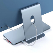 Satechi Aluminium USB-C Slim Dock with SSD Enclosure for iMac 24 - алуминиева поставка с място за SDD и допълнителен USB-C хъб за iMac 24 (2021) (син) 7